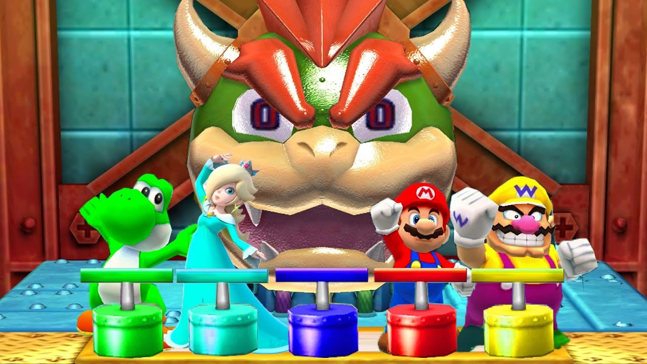 Mario Party The Top 100 MiniGames Wario Vs Mario Vs Yoshi Vs Rosalina (Master Difficulty)