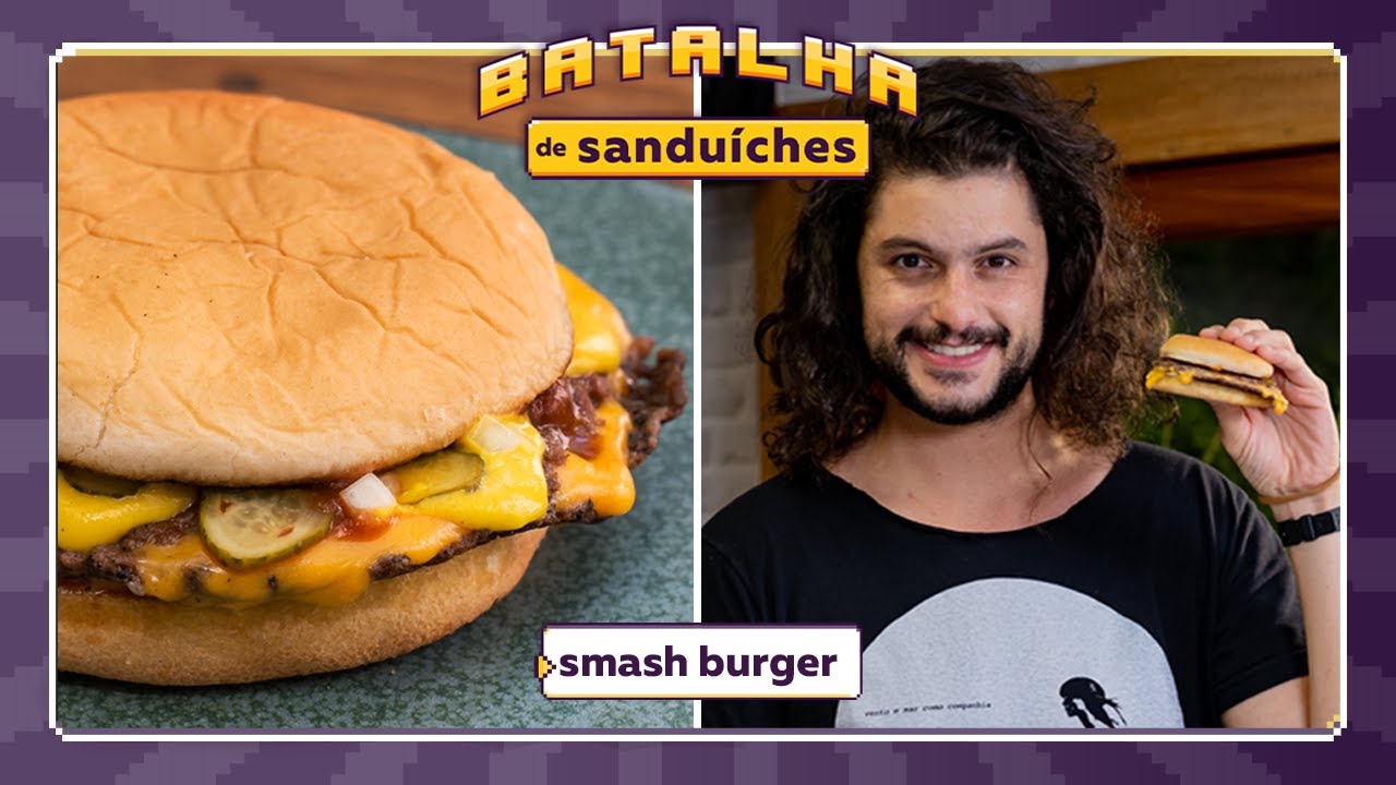 ULTRA SMASH BURGER: o hambúrguer do momento! | Batalha de Sanduíches | Mohamad Hindi