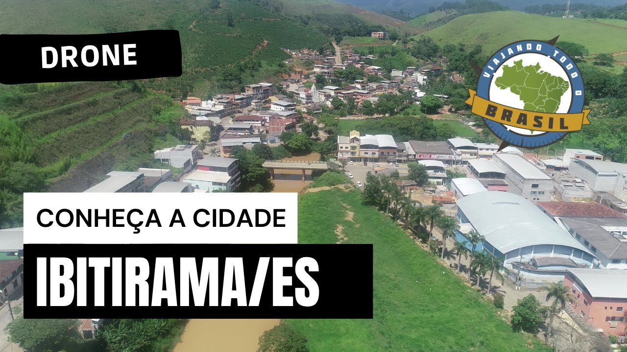 Ibitirama/ES - Drone - Viajando Todo o Brasil