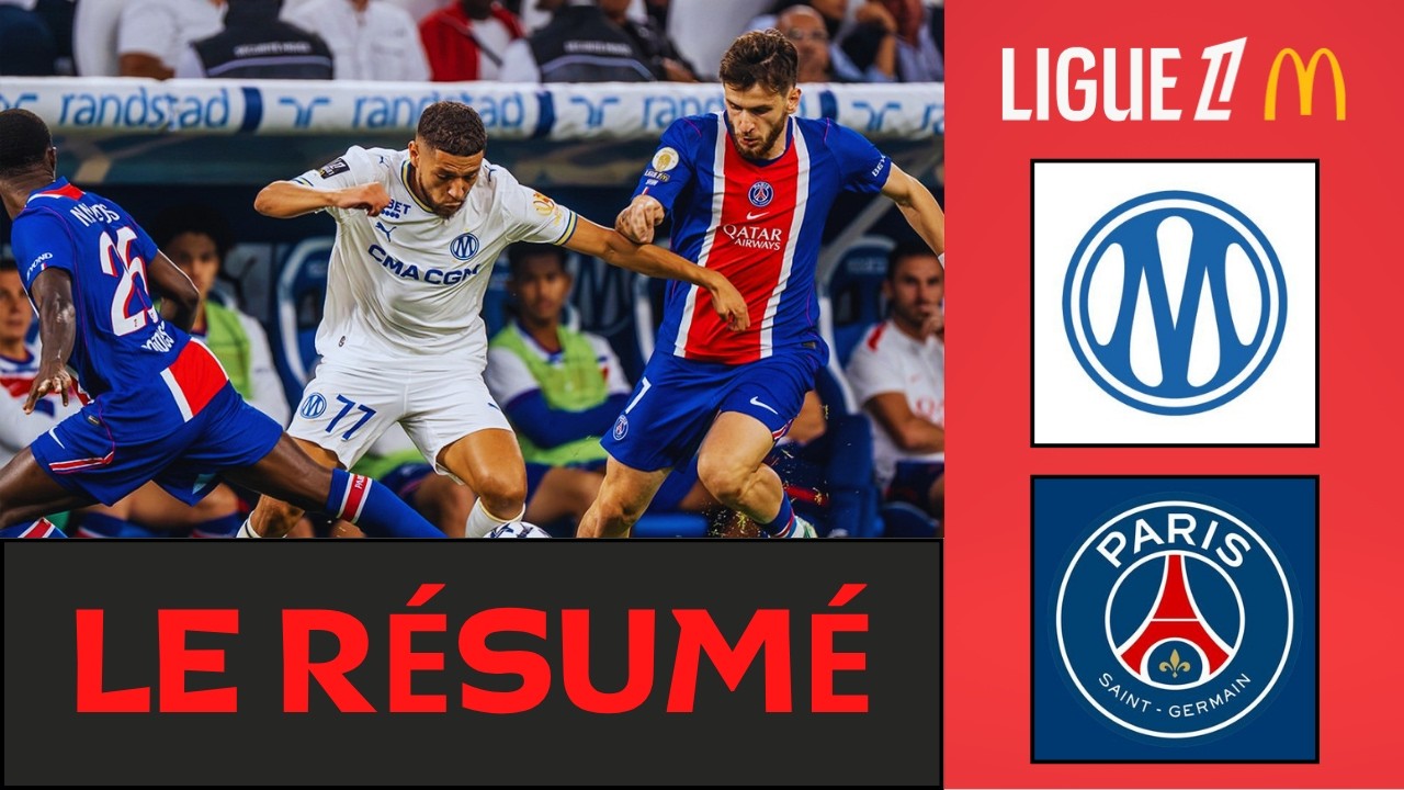 Marseille - PSG | 1-2 | R&eacute;sum&eacute; | Ligue 1 2026-27 | marseille psg om