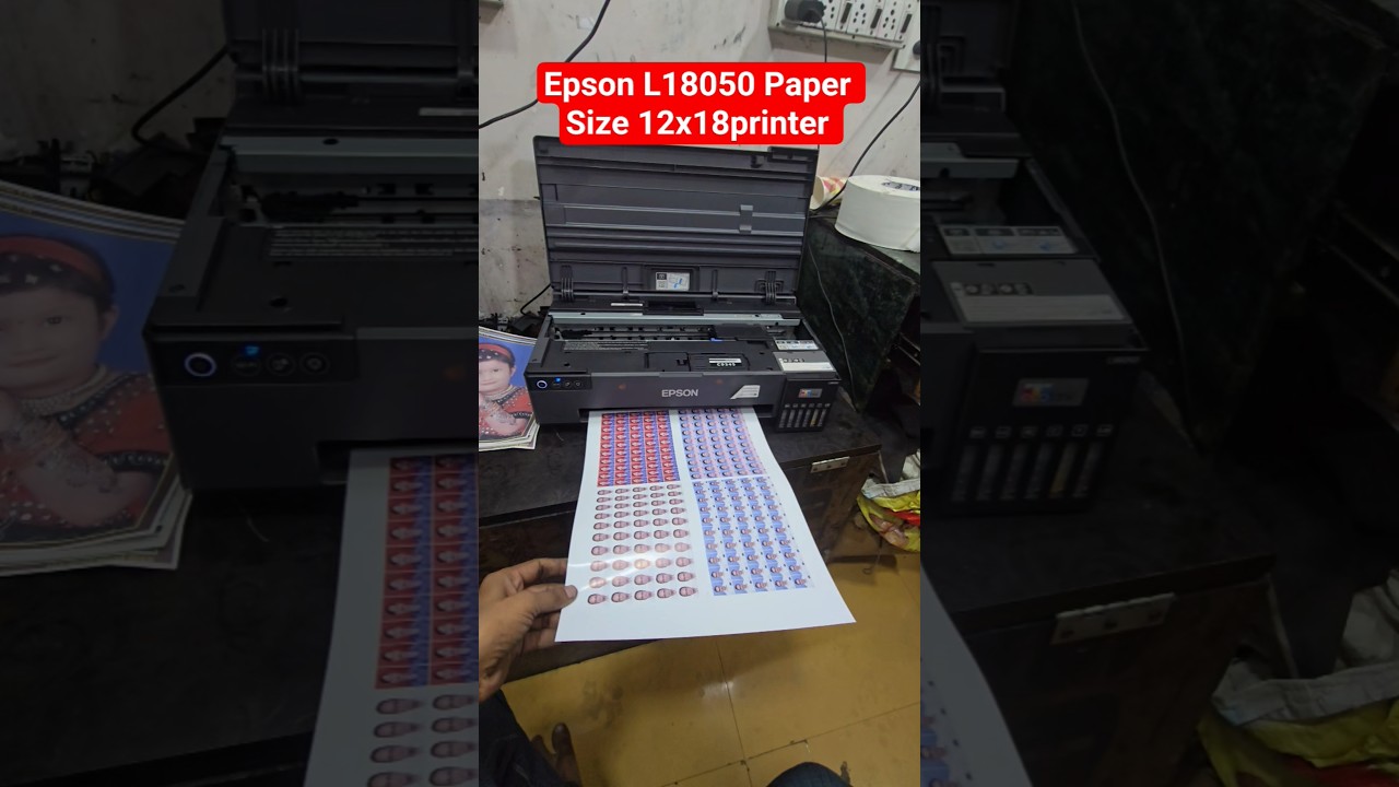 Epson L18050 A3 photo pvc Card Waterproof printing 