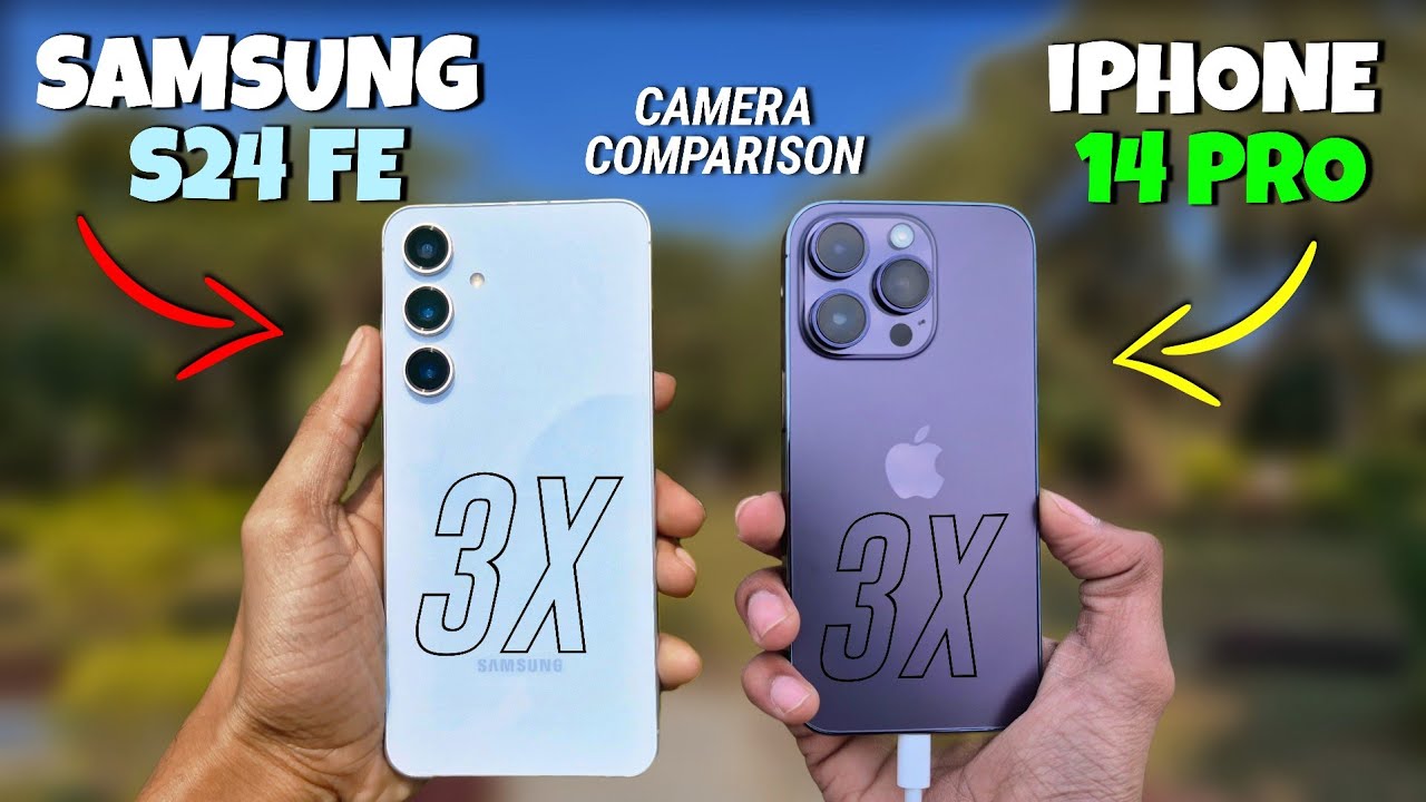 iPhone 14 Pro Vs Samsung S24 FE Camera Comparison 🔥