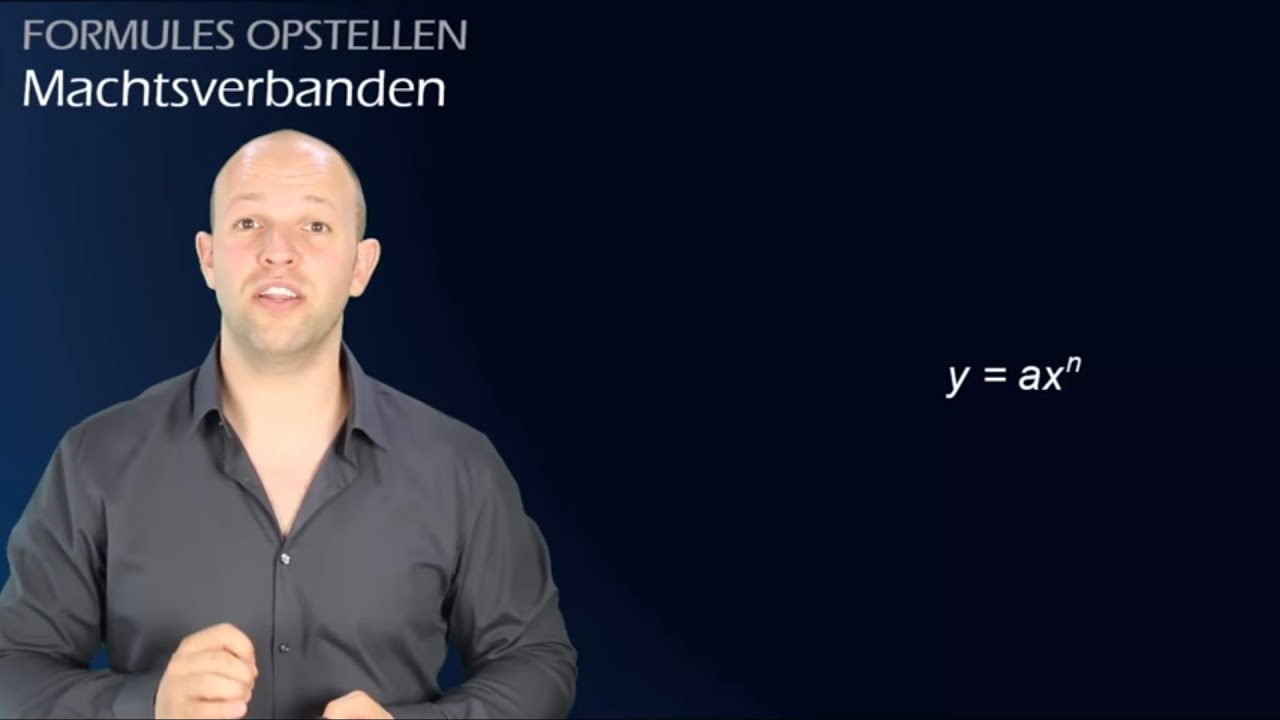 Formules opstellen bij machtsverbanden (vwo A/C) - WiskundeAcademie