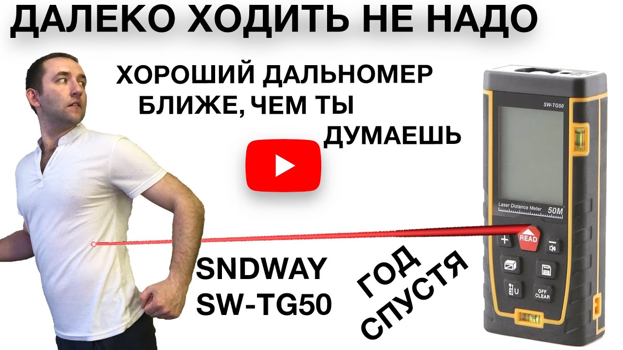 Год спустя лазерный дальномер SNDWAY SW-TG50
