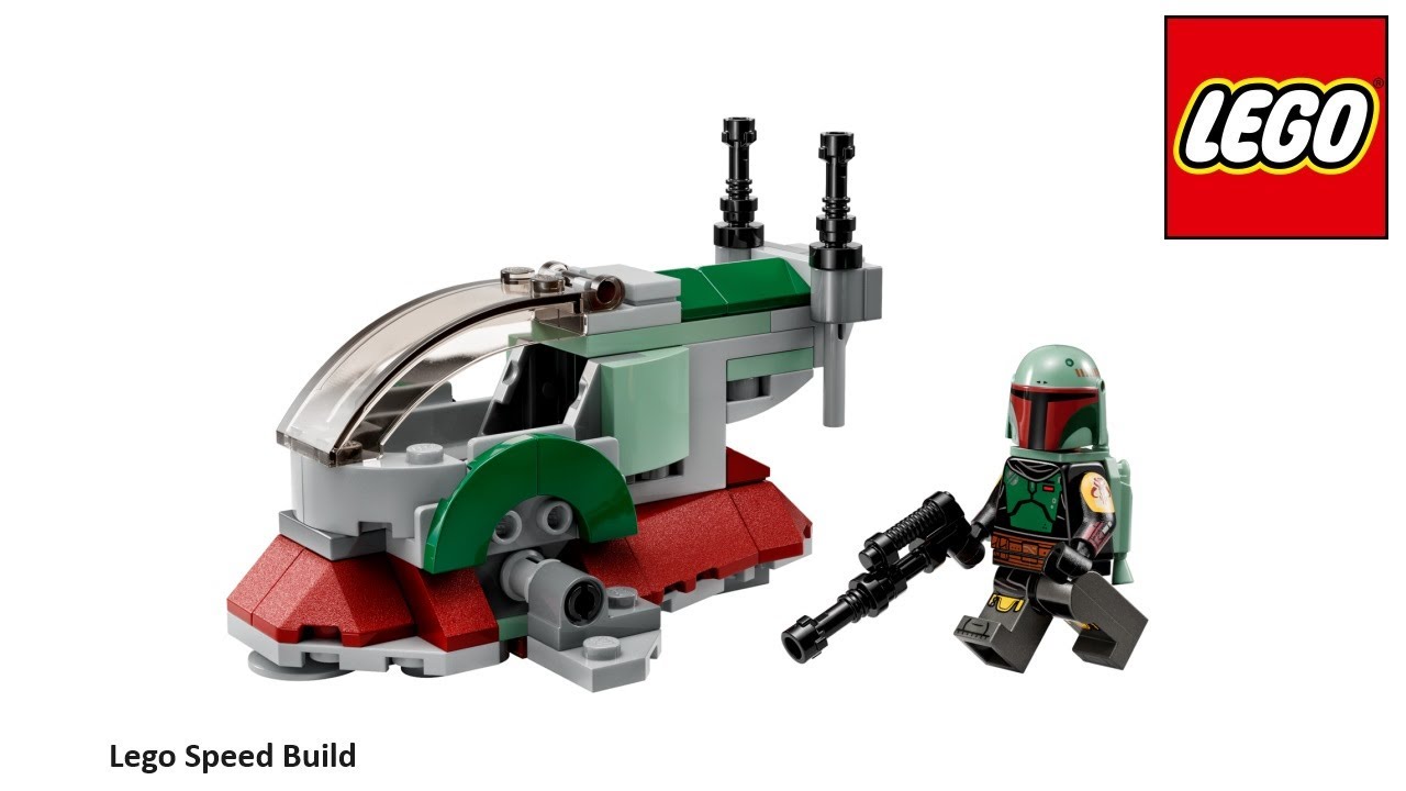 Lego Star Wars 75344 Boba Fett's Starship Microfighter Speed Build