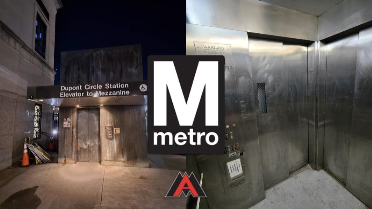 A 2024 retake and final ride on the side doored elevator at the Dupont Circle Metro Station