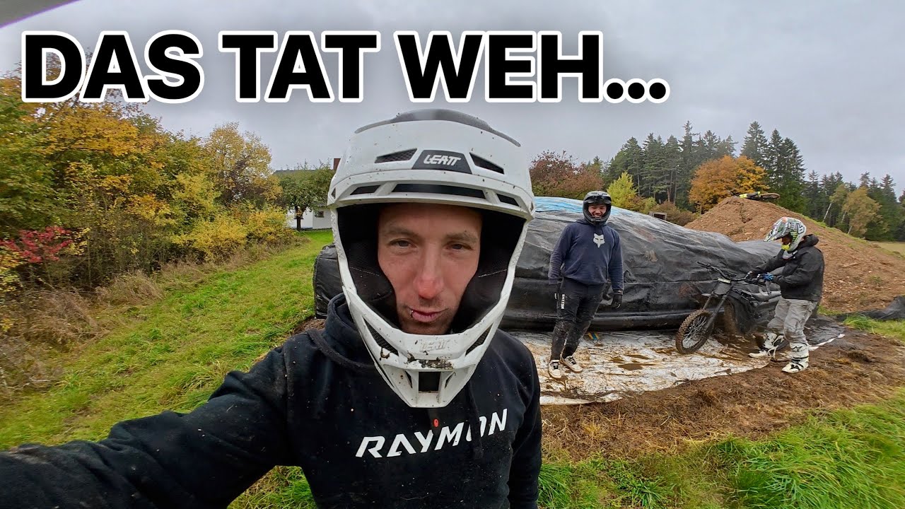 Wir versuchen unsere E-Crosser zu flippen…