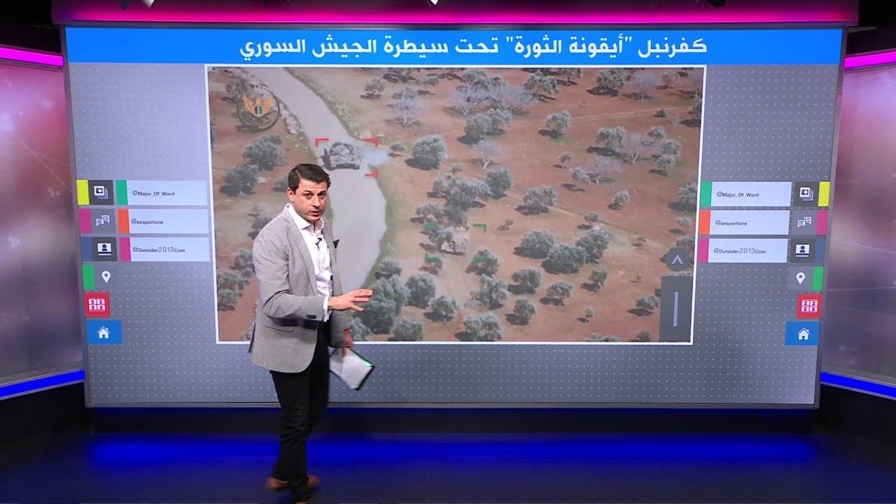 مطاردة مثيرة بين دبابة روسية ومدرعة تركية في إدلب السورية