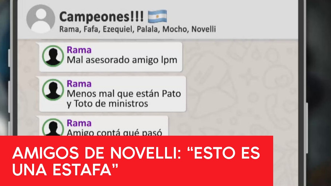 ESCÁNDALO $LIBRA: la reacción de los amigos de NOVELLI | PERIODISTAS en MINUTO 1