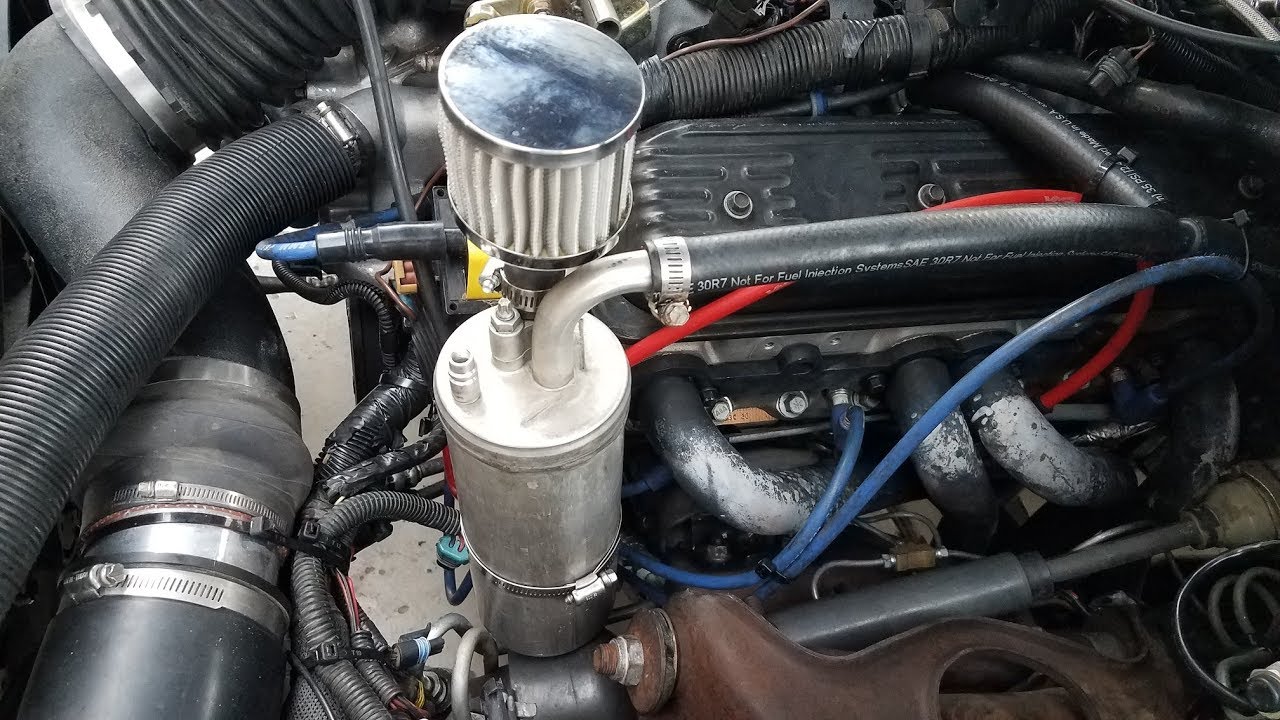 Building your own oil catch can from scrap for almost nothing