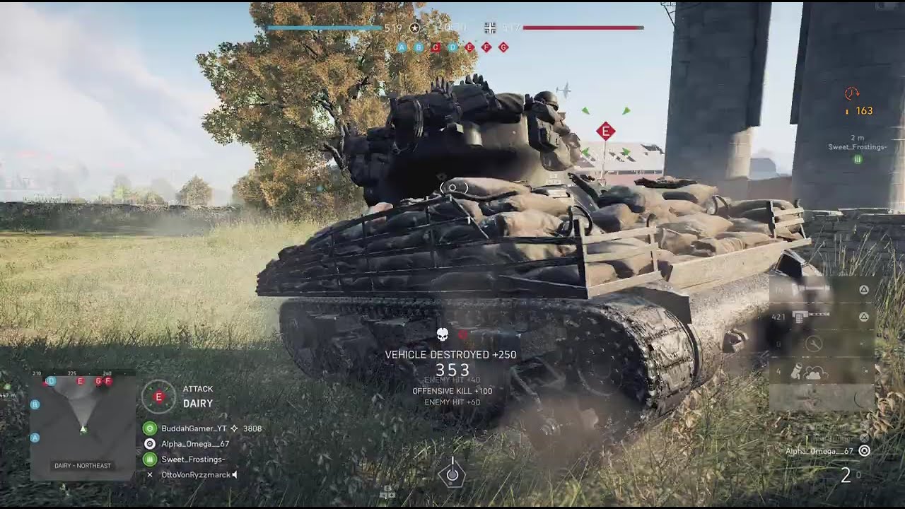 Battlefield V Sherman Commander Taunts Panzer Forces On Panzerstorm