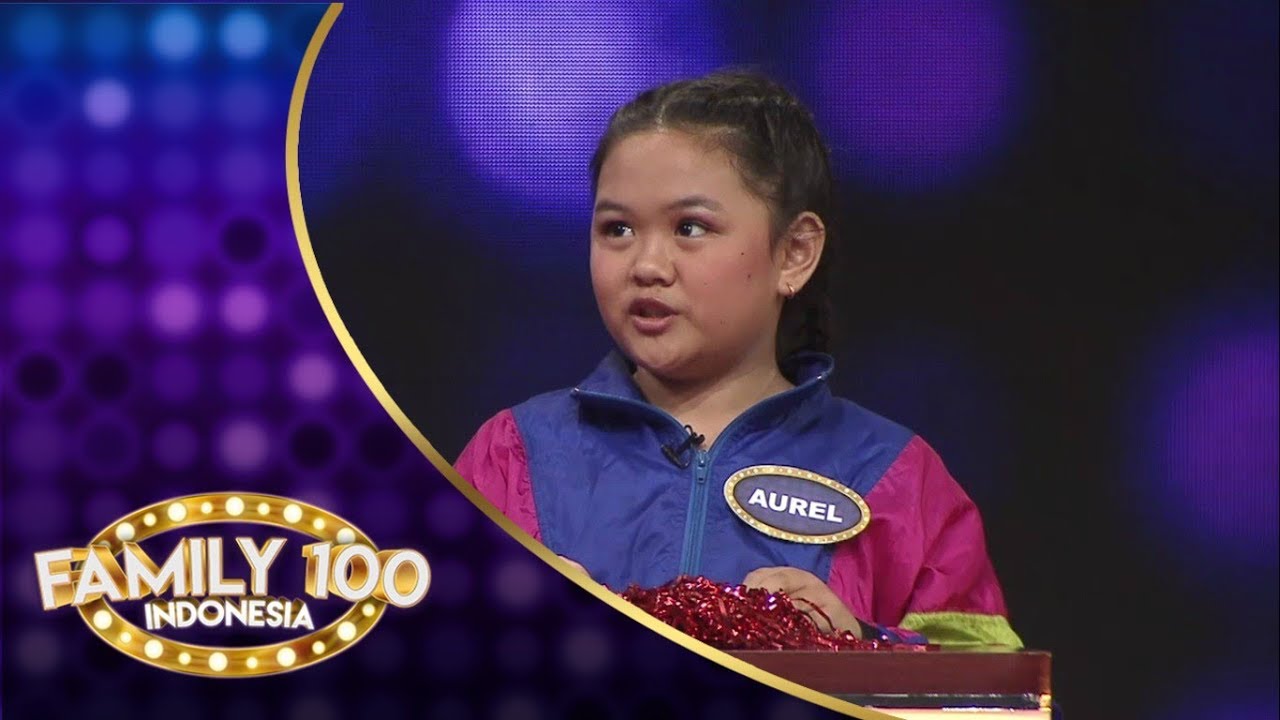Ternyata, selama ini Aurel pura-pura menulis ketika di kelas! - PART 1 - Family 100 Indonesia 2019
