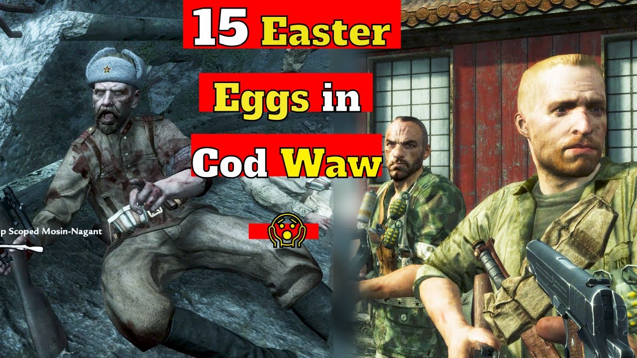 15 Easter Eggs , Glitches ,Secret details in Call of Duty world at war that u have missed! #gaming