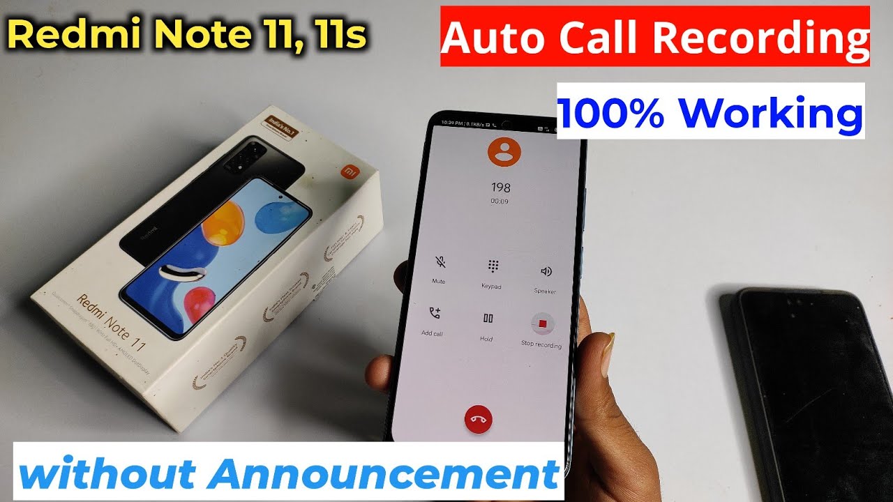 Redmi Note 11 Auto Call Recording Setting | Redmi Note 11s Auto Call Recording Setting  announcement