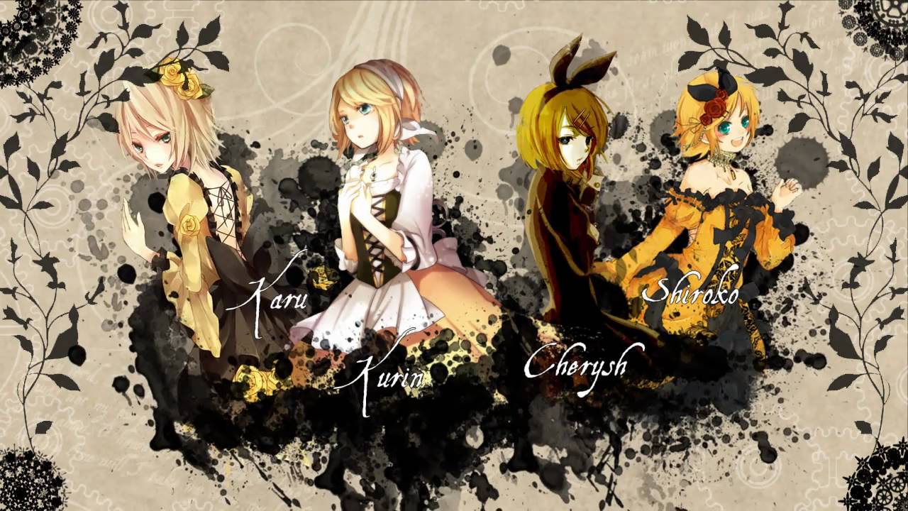 ►VocaMania!◄ 秘蜜～黒の誓い～ 【七人合唱】 -Short + Original Music box Ver-