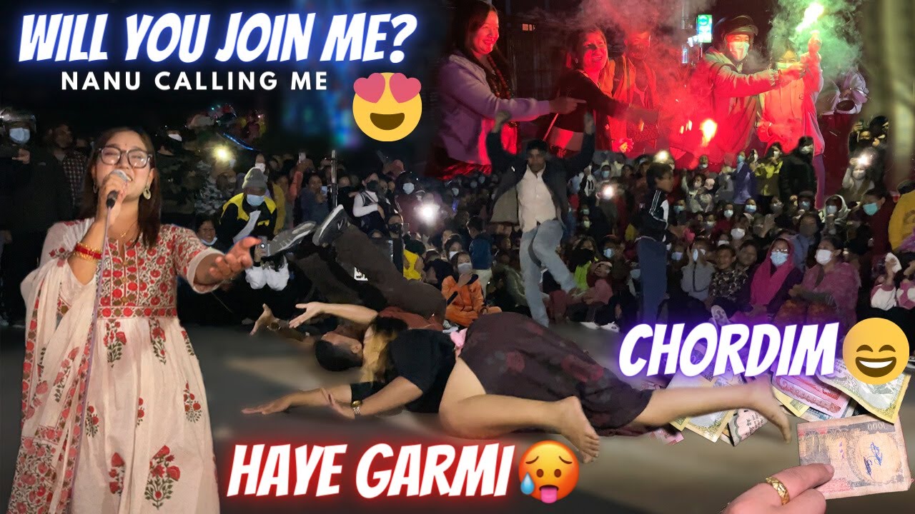 GHALECHOWK Road BLOCKED by US😁|| Hot Dance🥵|| YOUTUBER's BHAILO LAST DAY??😰 || @sjpoon