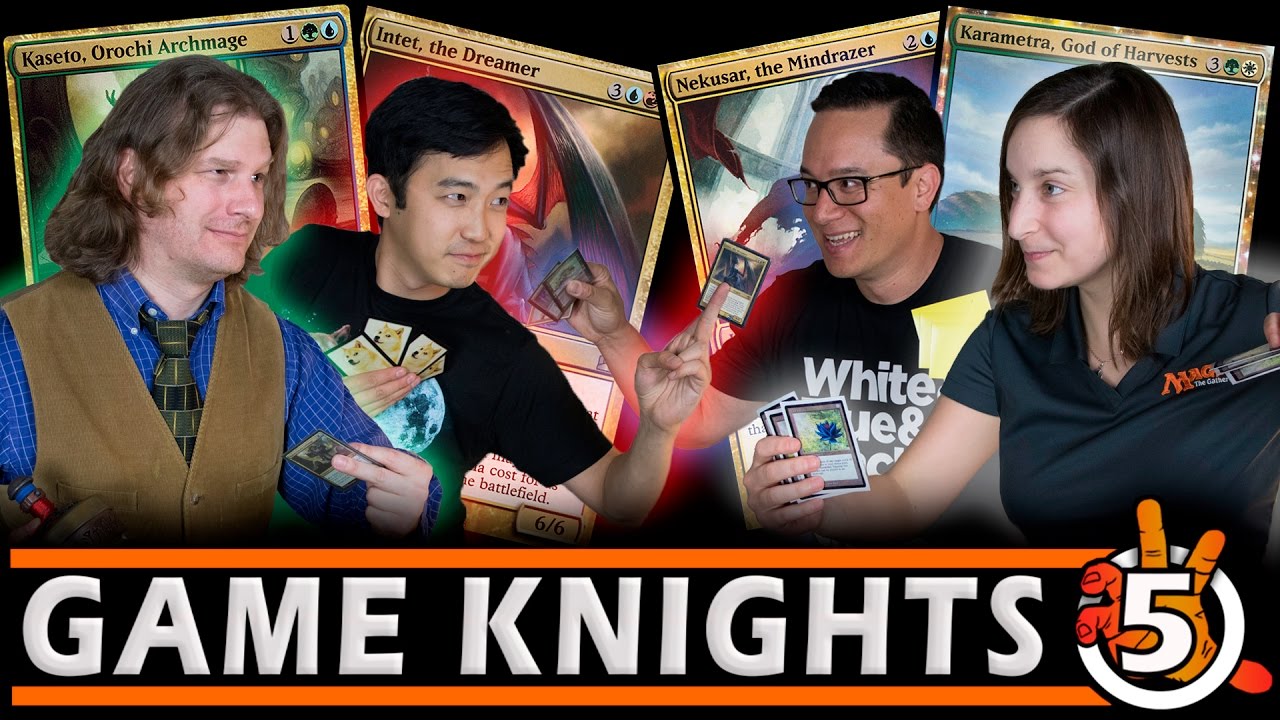 Professor & Melissa DeTora | Kaseto, Karametra, Nekusar & Intet | Game Knights 5 MTG Gameplay