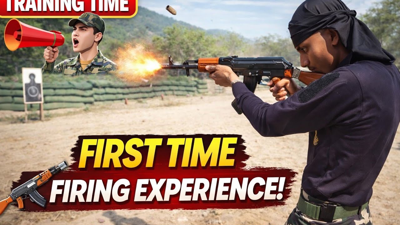 First Time Firing Experience in CAPF training 💥