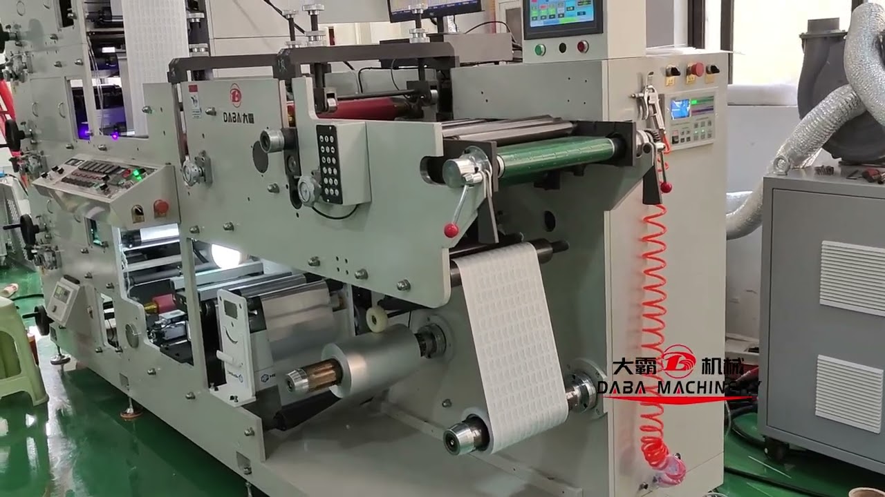 DABA 6colour flexo printing machine For #Aluminum foil #blister with LED UV Dryer #ship to Poland