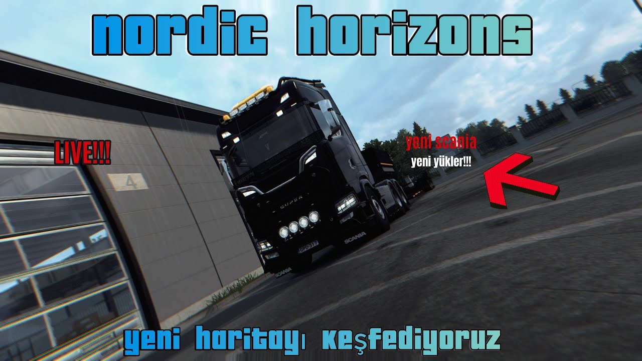 Yeni Harita DLC'si, Yeni Scania ve Yeni Yük DLC'si ile, Yoldayız.. #eurotrucksimulator2 #truckersmp