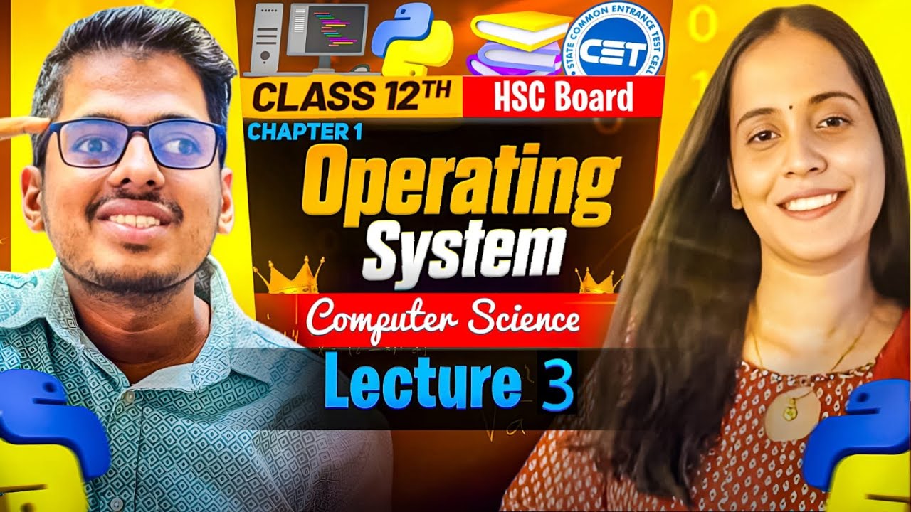 💻 Operating System Lecture 3 | Class 12 HSC Board | Shreya Dii | Computer Science Paper 1