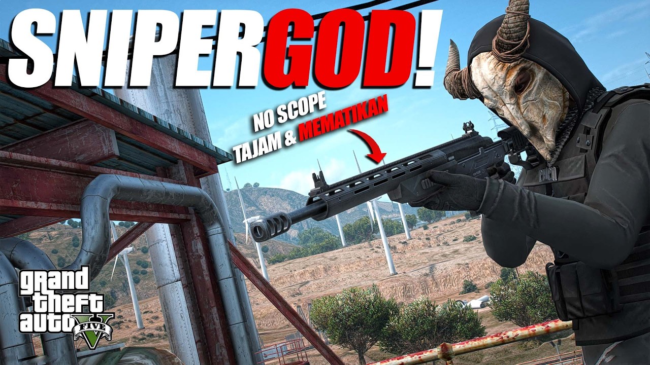 AKSI CHENT BERDANSA DENGAN SNIPER TERKUATNYA! 4 VS 10 TIDAK MASALAH!!! -GTA V ROLEPLAY