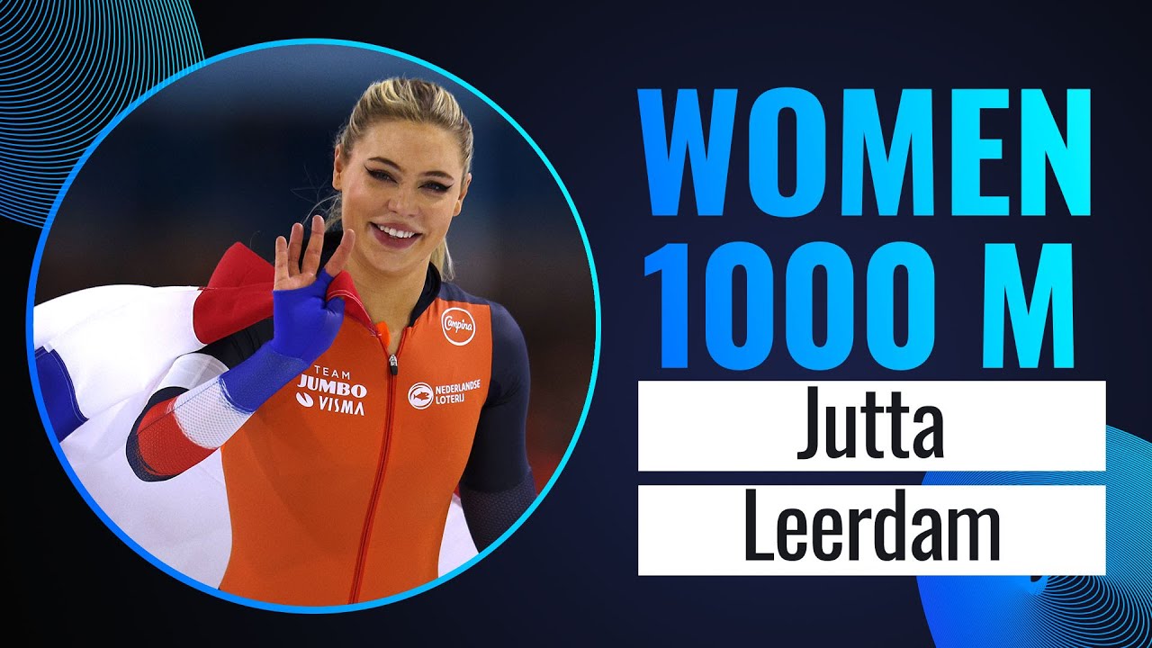 Jutta LEERDAM (NED) | Gold | 1000M Women | Heerenveen 2024 | #SpeedSkating
