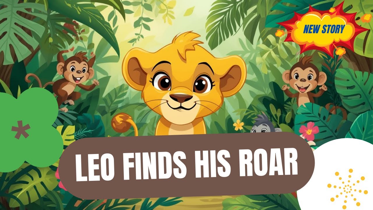 Leo the Little Lion Who Found His Brave Roar 🦁 | Kids Courage Story | Moral Story for Children