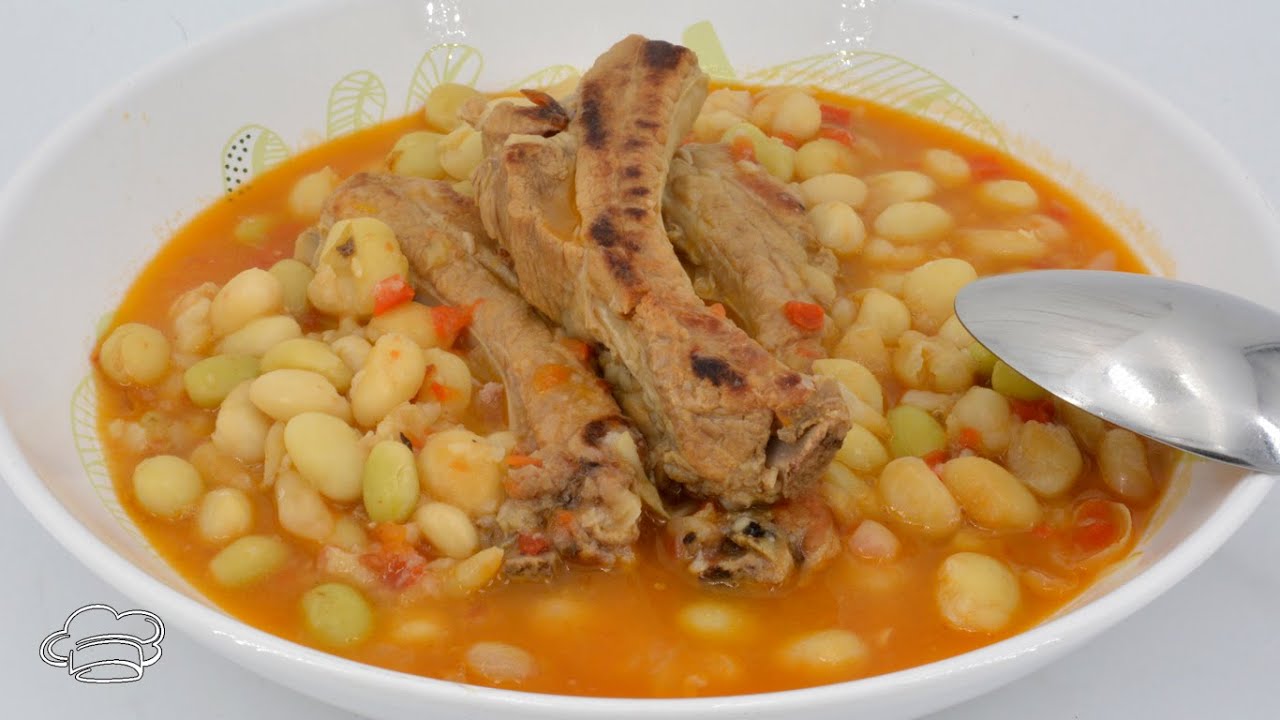 Receta De Alubias Pochas Con Costillas De Cerdo Típicas De La Rioja