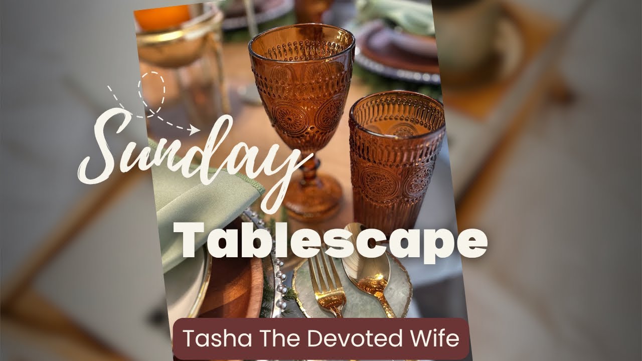 Decorating Ideas for A Sunday Dinner Tablescape 1/11/2026