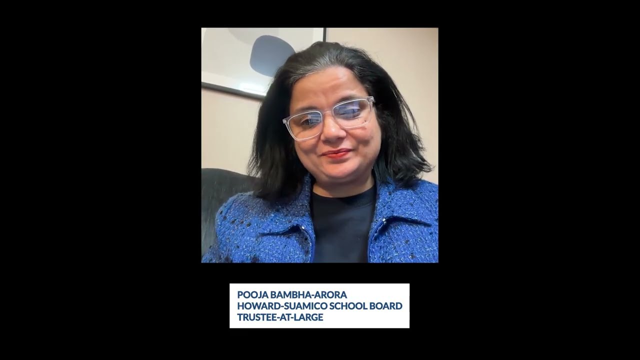 Pooja Bambha-Arora - April 2026 - Howard-Suamico School Board, Trustee-at-Large