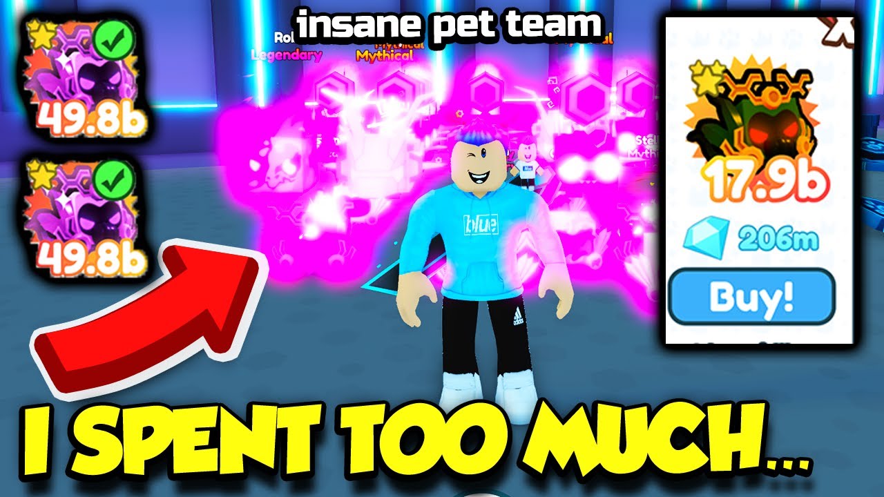 Spending WAY TOO MUCH AGAIN In Pet Simulator X To Get THIS PET TEAM... (Roblox)