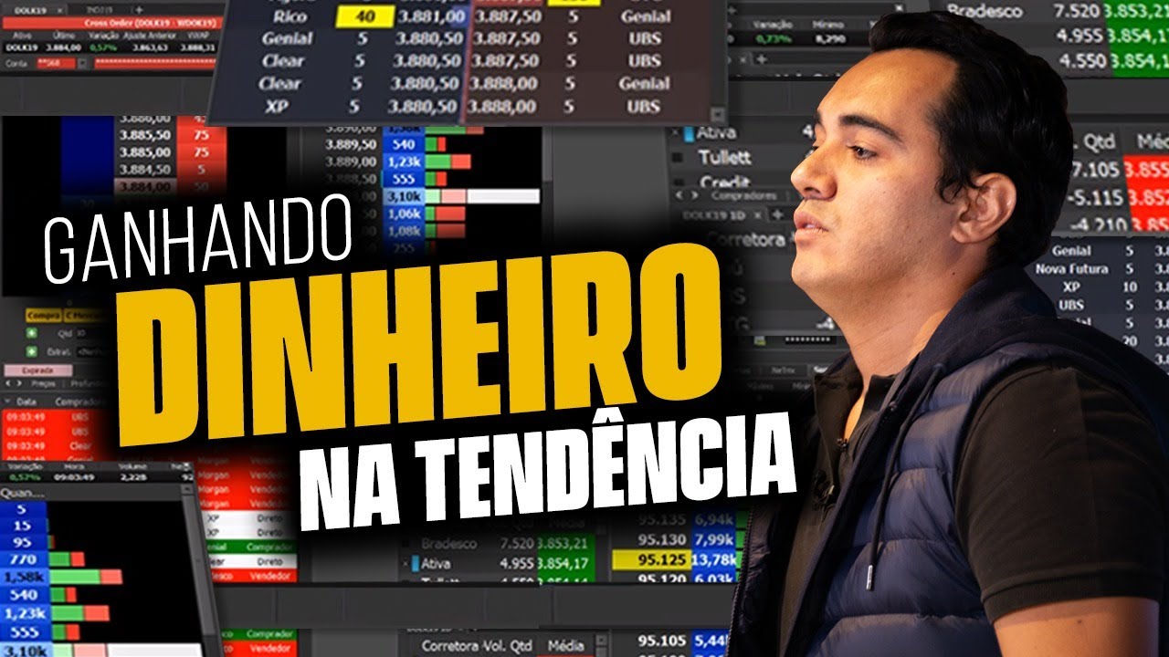 Ganhando dinheiro na tendência