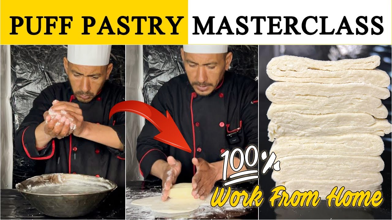 Puff Pastry Recipe | Puff Pastry Masterclass Complete French Folding Techniques By Mrchefu
