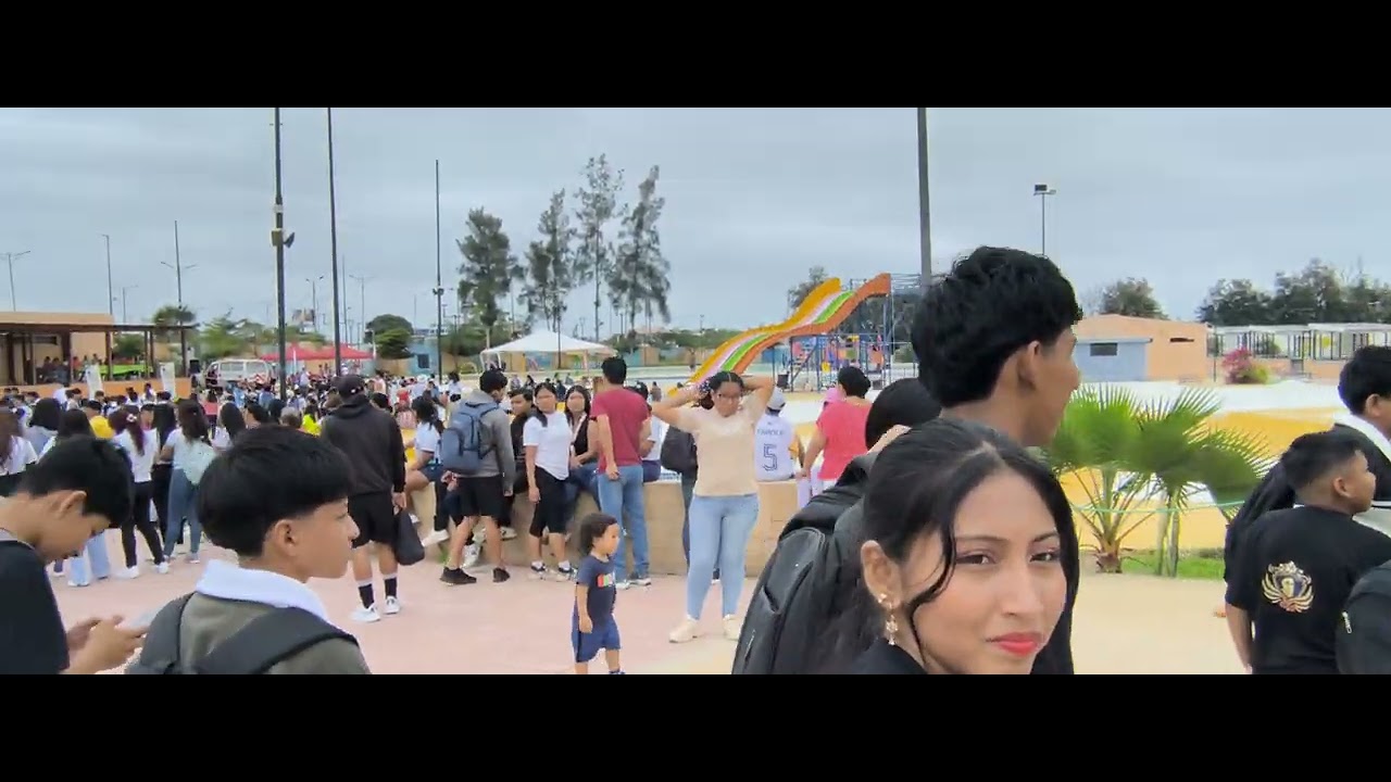 Marcha Consejo de  Jóvenes del Cantón Santa Elena Ecuador