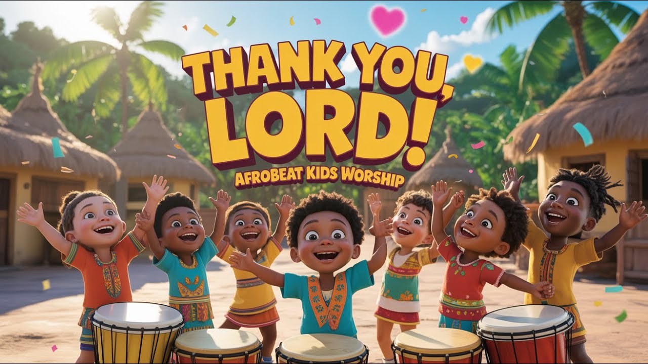 Thank You Lord! Kids Worship Song (Afrobeat Praise & Bible Dance Song)