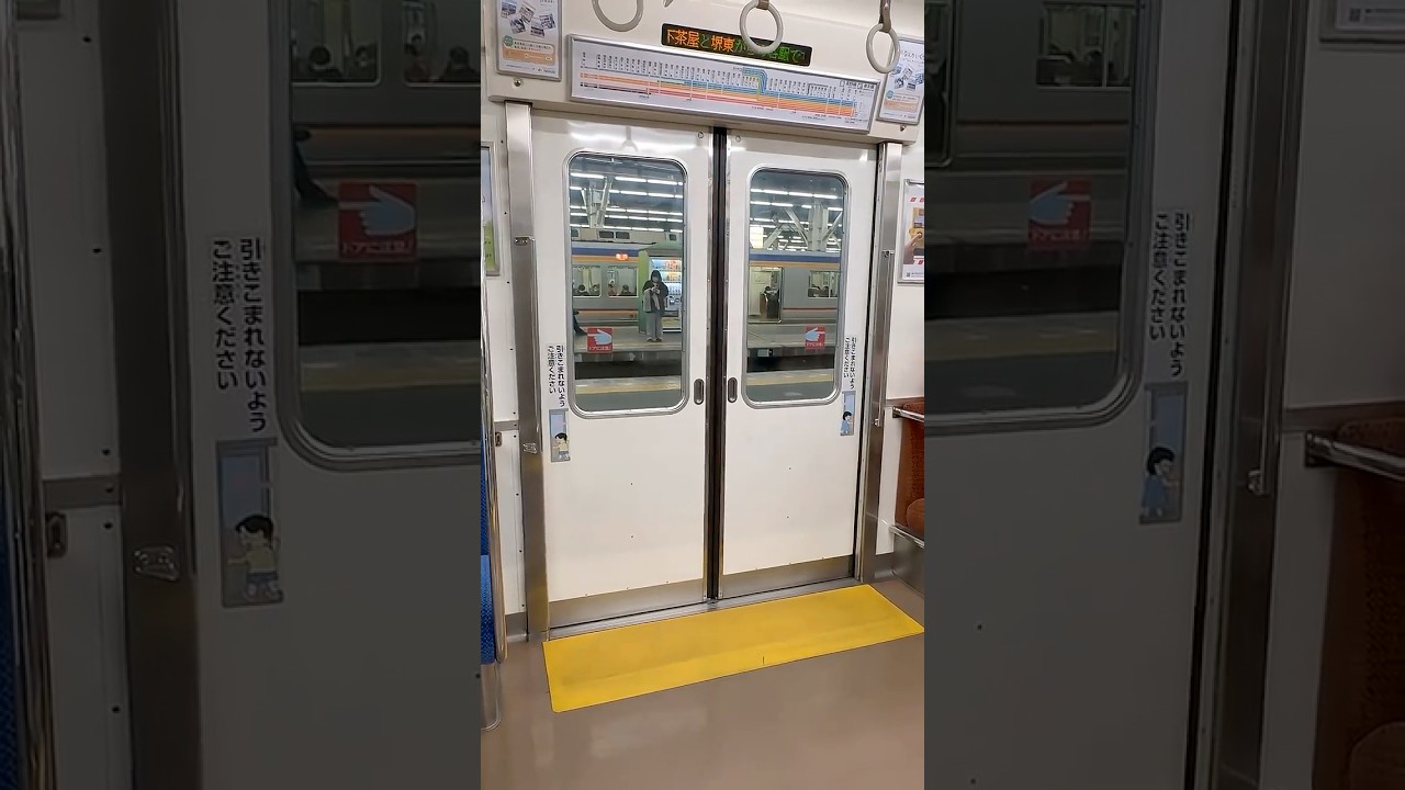 南海6200系6509F ドア閉（再開閉あり）なんば駅にて