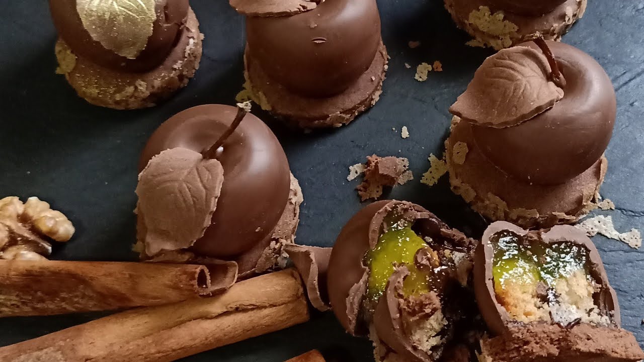 حلوى التفاحة بذوق القرفة والجوز الذوق بدون تعليق خياااال  Gâteaux Prestiges Canelle-Noix