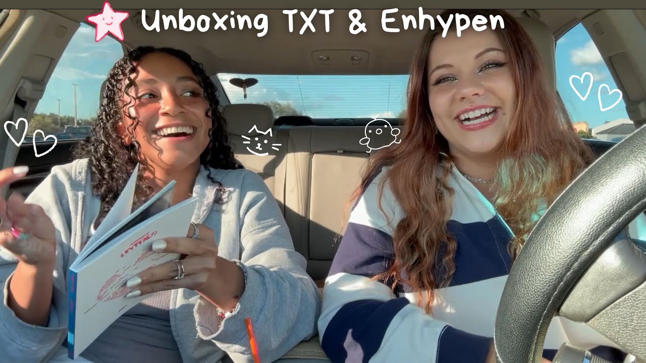 Unboxing TXT & Enhypen albums! Kpop shopping vlog ❤️
