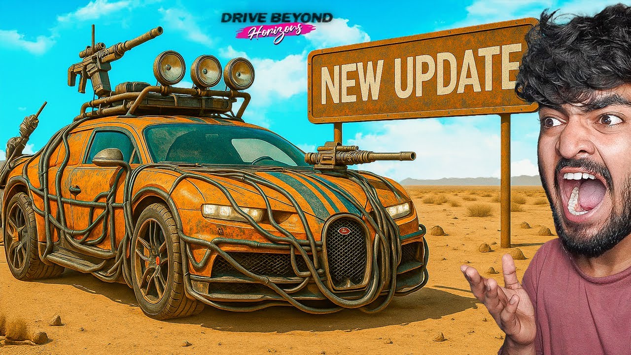 I BUILT A BUGATTI OUT OF TRASH IN THE MIDDLE OF THE DESERT! | DRIVE BEYOND HORIZONS #17