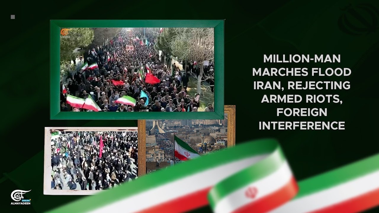 Million-man marches flood Iran, rejecting armed riots, foreign interference