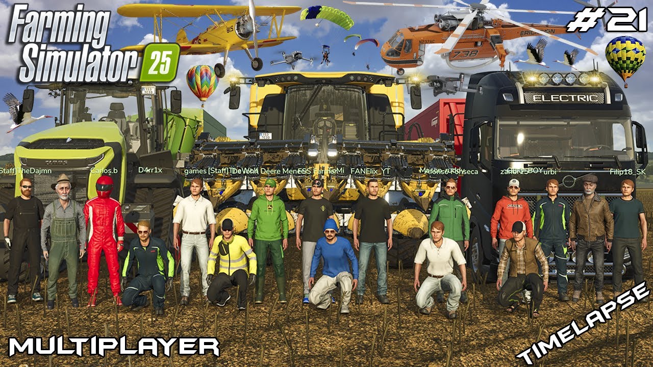 THE 2,000,000&euro; SUNFLOWER HARVEST 🌻💰 | HORSCH AgroVation | Farming Simulator 25 Multiplayer | EP 21