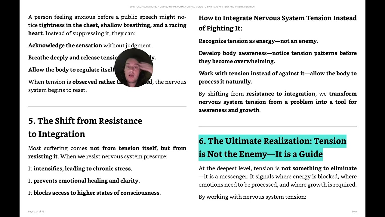 Reading books - Spiritual Meditations framework 