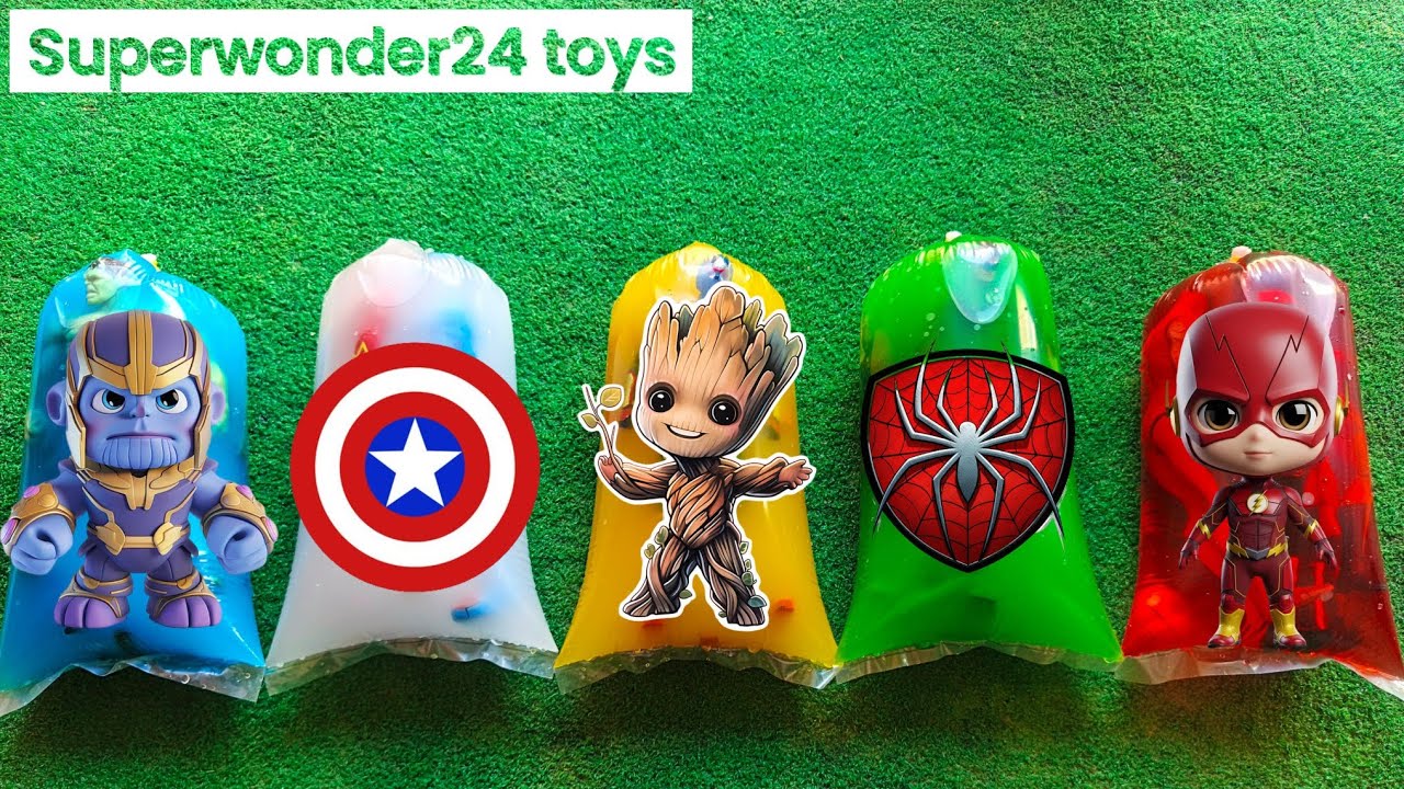 MARVEL AVENGERS: Captain Amerika, Spiderman, Hulk, Venom, Thanos, Flash, Iron-man, Flash