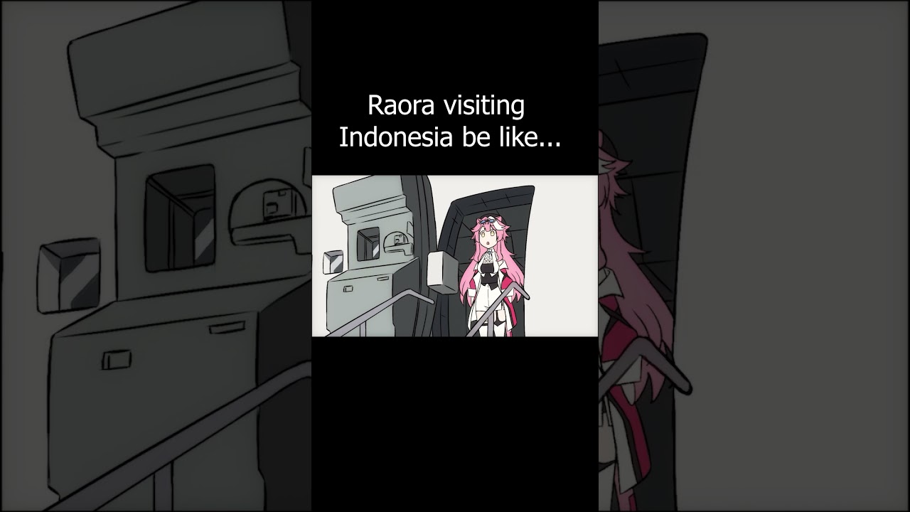 Raora visiting Indonesia be like... (Hololive Animation)  #anime #hololive #virtualidol #vtuber