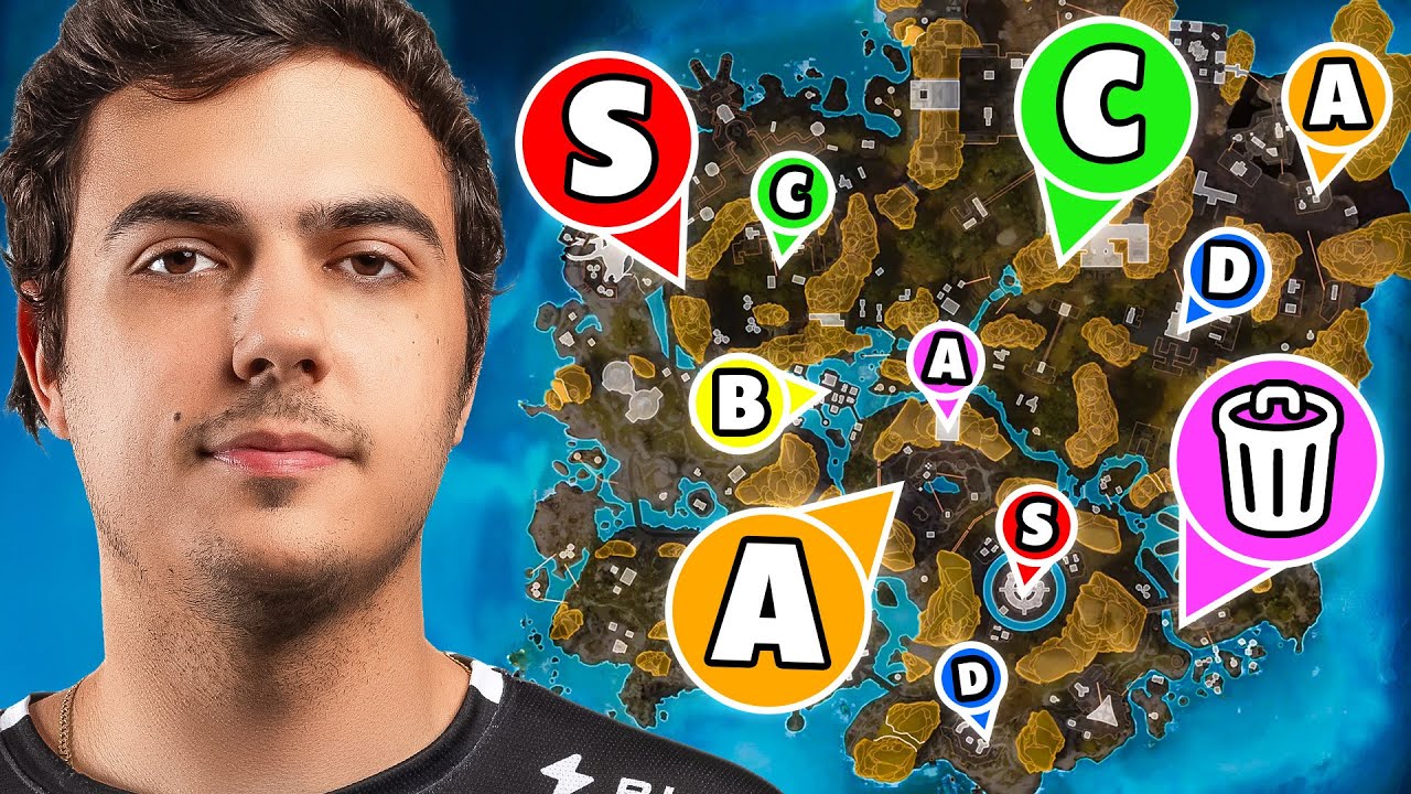 We Tested And Ranked Every Drop Spot on StormPoint (Only Wins)