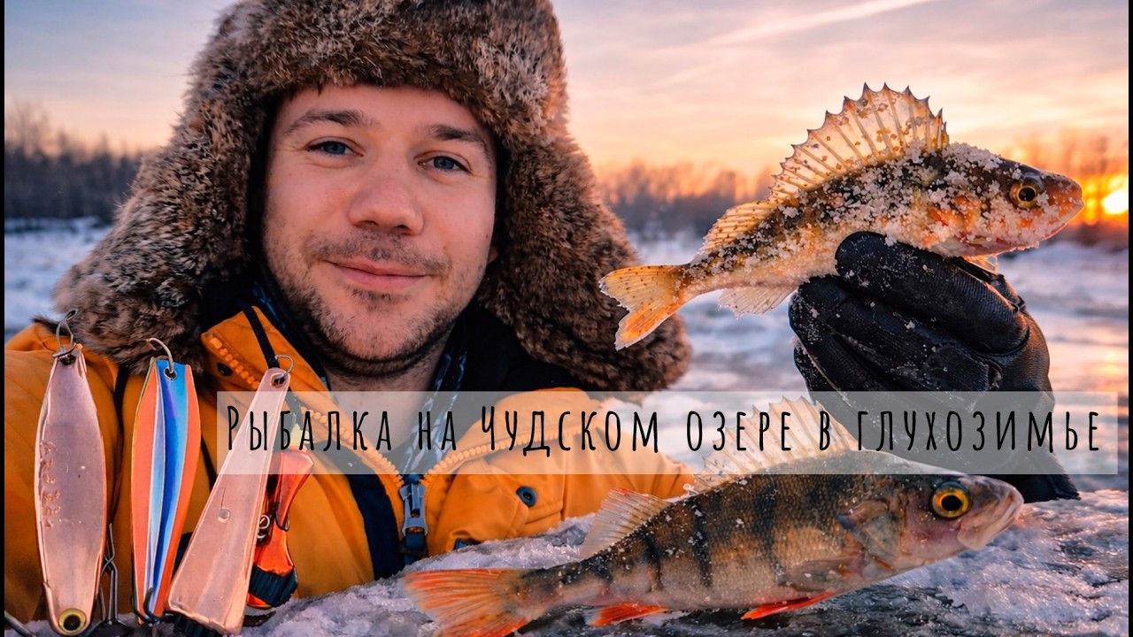10 кг на балду, секушу и пярнуский комбайн В Глухозимье на Чудском озере 2026