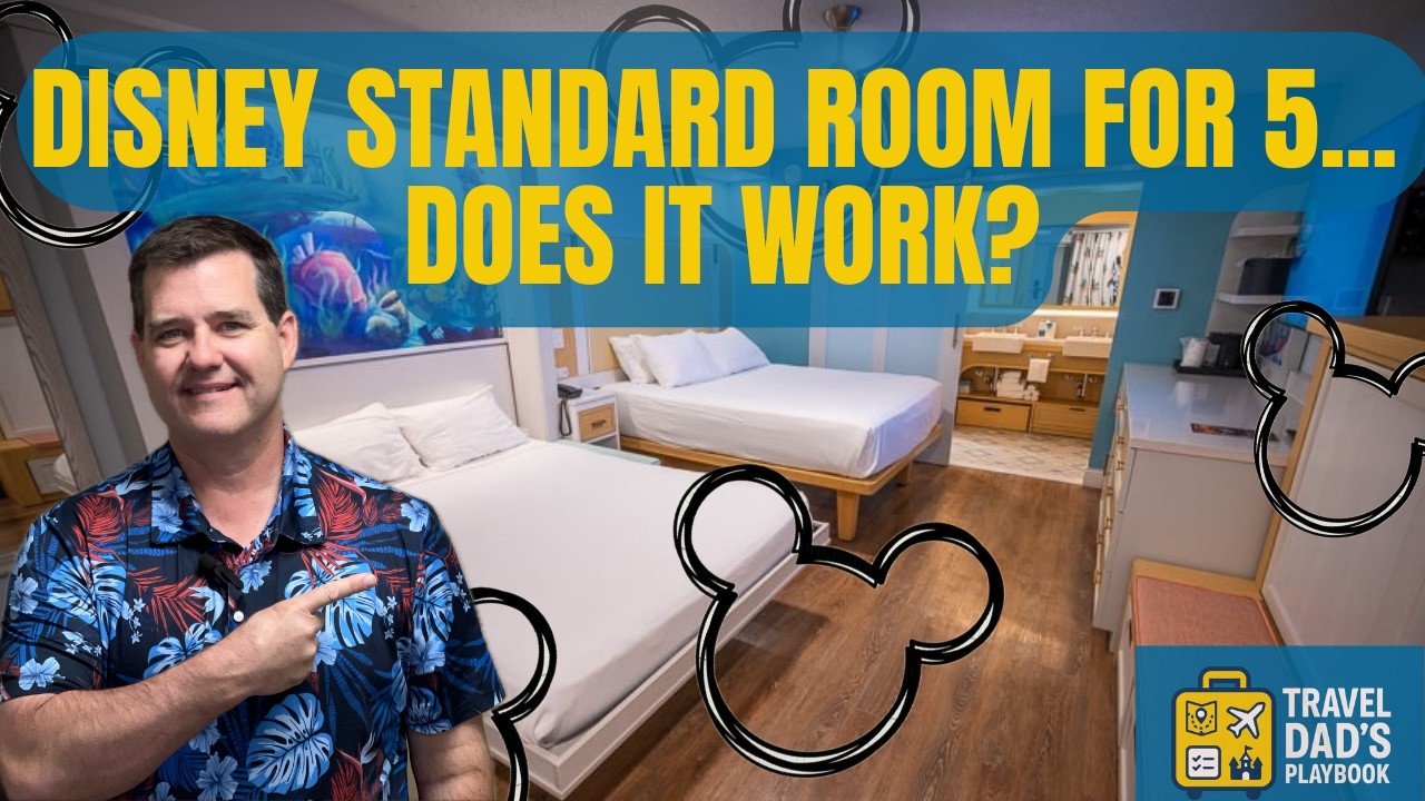 Can 5 Fit in a Disney Caribbean Beach Standard Room?