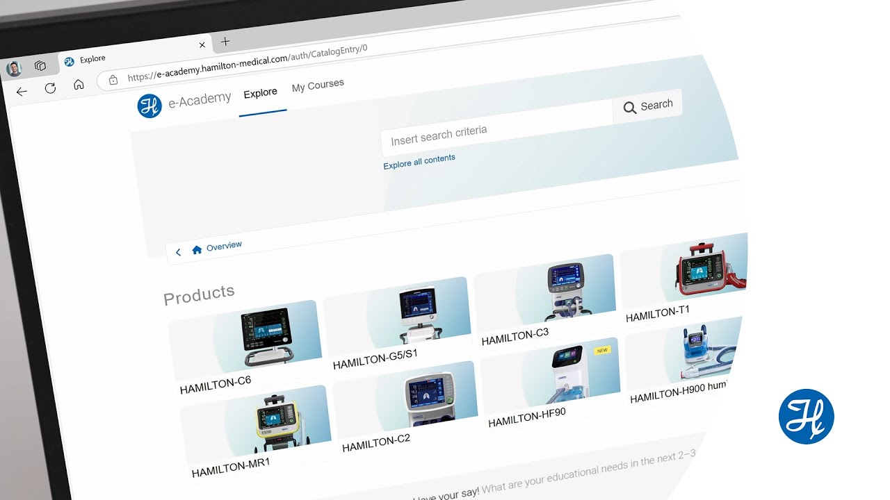 Discover Hamilton Medical’s e-Academy - Elevate your ventilation expertise!