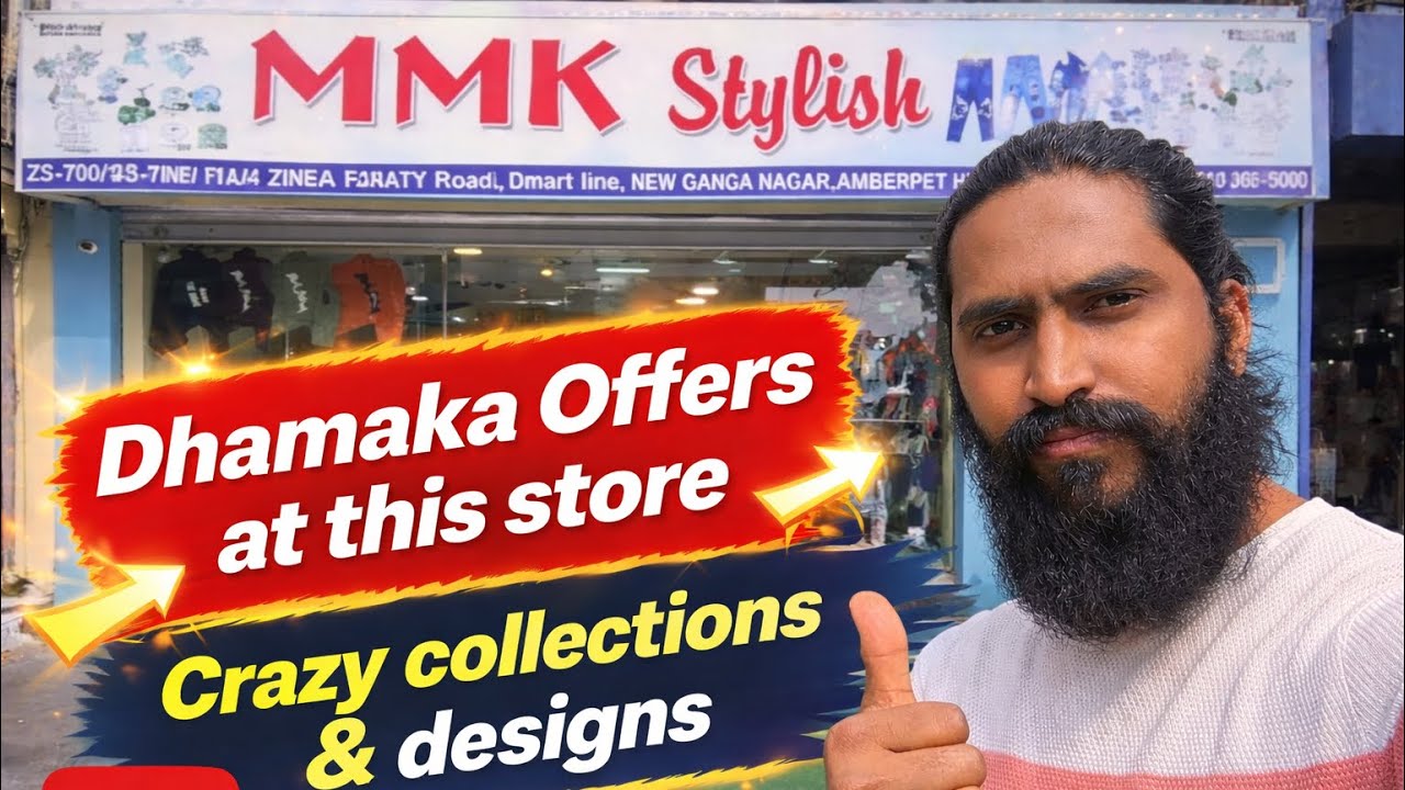 🛑MENS WEAR OFFERS @MMK STYLES FULL LENGTH VIDEO ..Amberpet